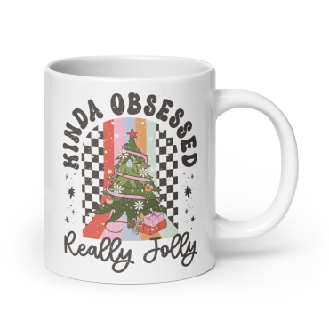 Kinda Obsessed Really Jolly Coffee Mug